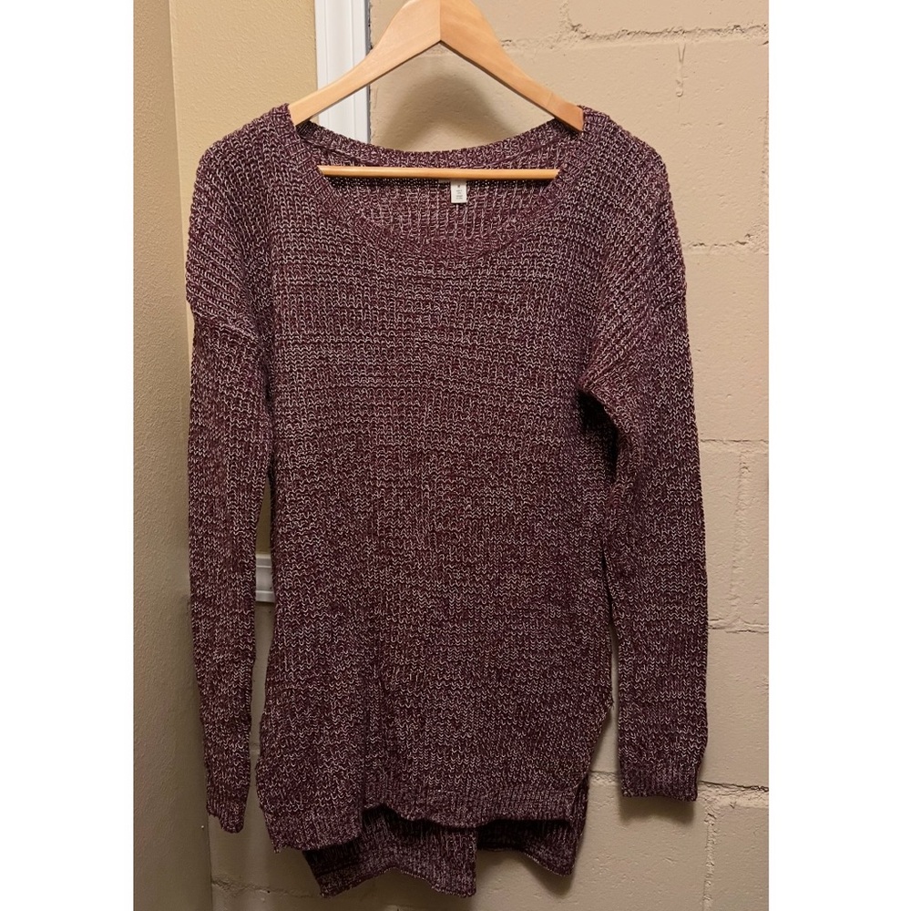 Nordstrom BP women's maroon knit sweater